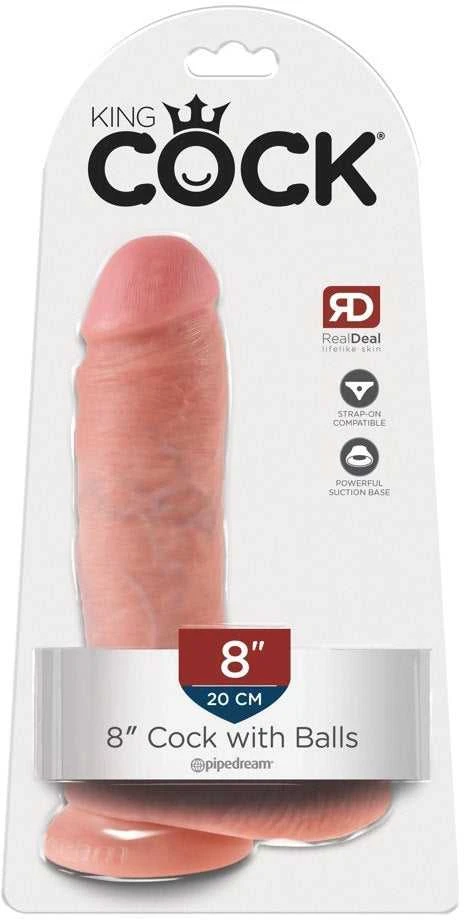 „King Cock“ 8 colių penio kamuoliukai Fl
