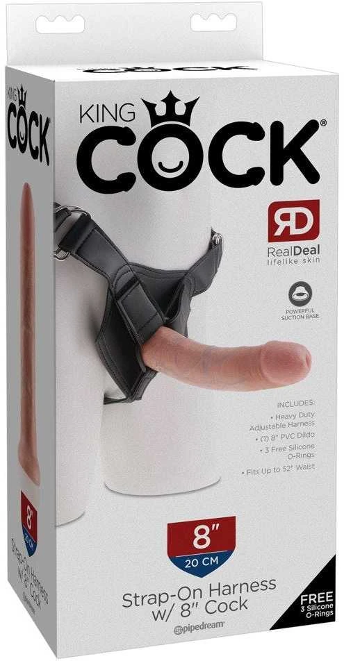 Pipedream King Cock Strap-On 8 colių