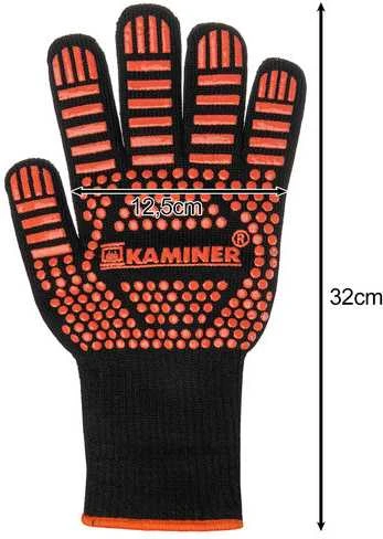 Kaminer Heat-resistant grill gloves 25416