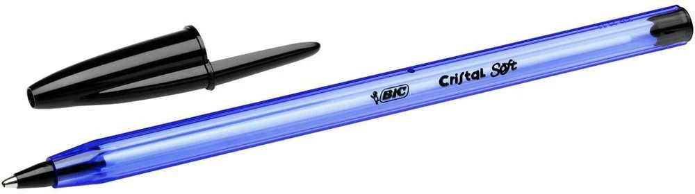 Rašikliai BIC Cristal Soft juodi 50 vnt.