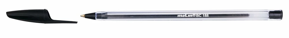Karžygio Ženklas Molin BC188 Stiklas 1 mm Juoda (50 vnt.)