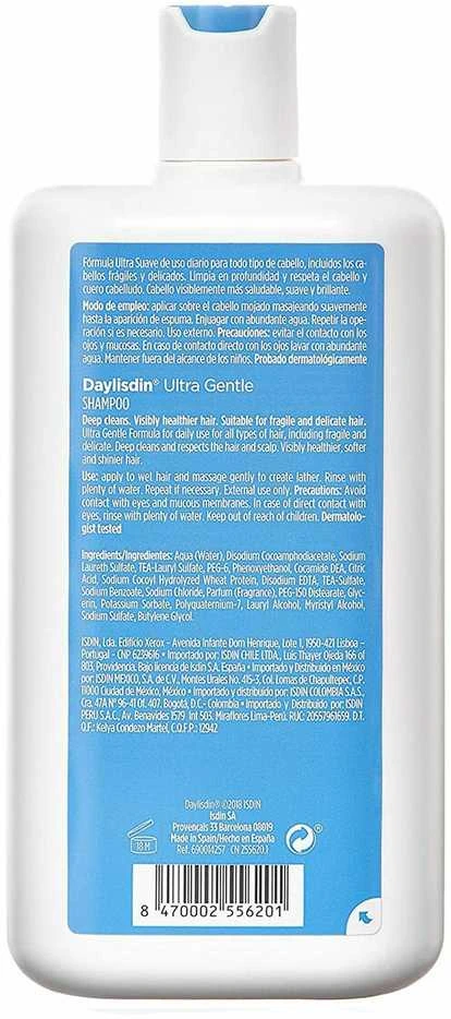 "Isdin Daylisdin" itin švelnus šampūnas kasdieniniam naudojimui 400ml
