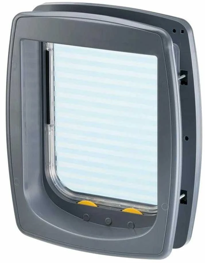 FERPLAST Swing 11 pilkas - šunų ir kačių durys - 31 x 9,6 x 38,4 cm