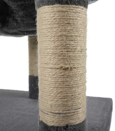 Katės namelis - nagų galąstuvas 71 cm pilkas