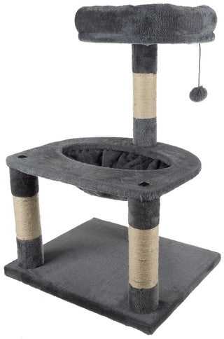 Katės namelis - nagų galąstuvas 71 cm pilkas