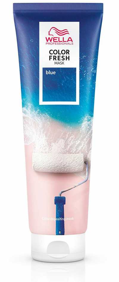 Wella Sebastian Professional Color Fresh Mask Mascarilla De Color Fun Mėlyna, 150 ml