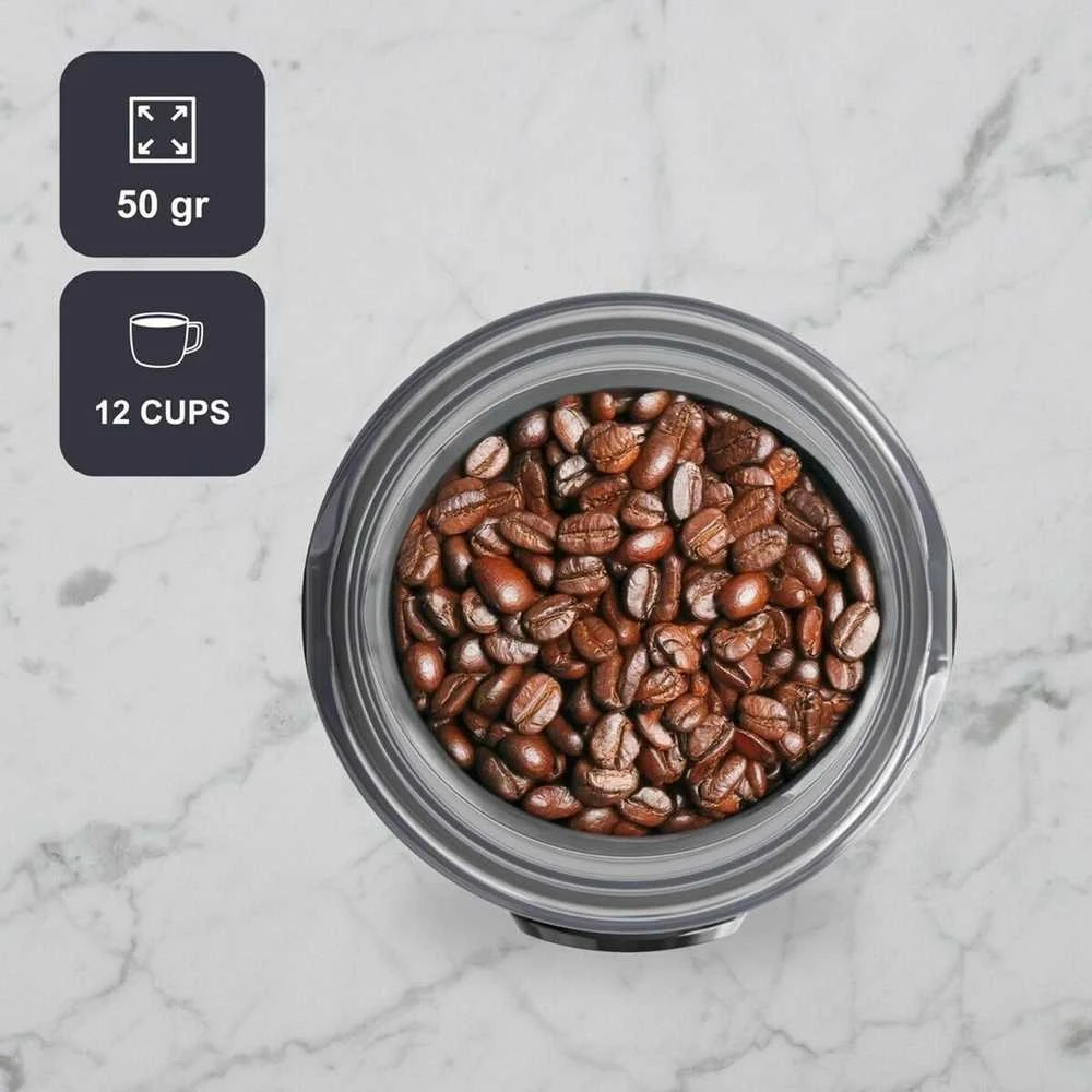Kavamalė Black & Decker juodas+decker Coffee grinder Juodas & Decker BXCG152E
