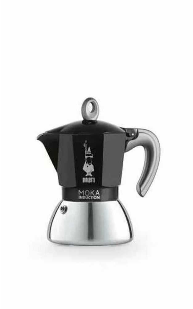 Moka kavinukas Bialetti Moka Induction Juodas 4 cups