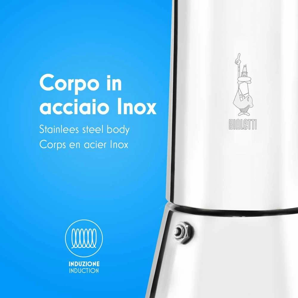Bialetti Venus box Moka kavinukas 0.2 L Sidabrinis