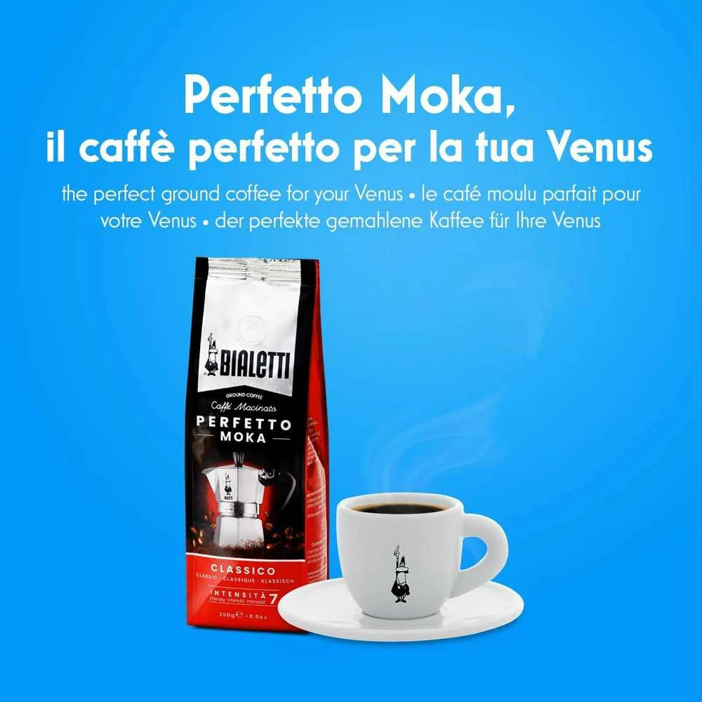 Bialetti Venus box Moka kavinukas 0.2 L Sidabrinis