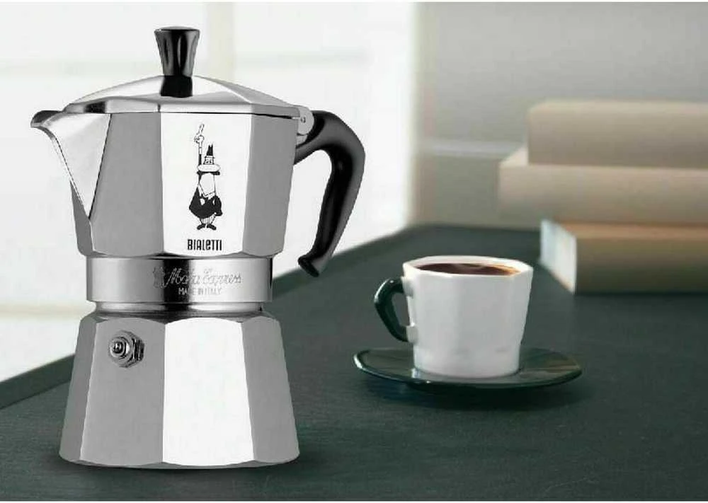 Bialetti Moka Express Moka kavinukas 0.775 L Aliuminio, Juodas