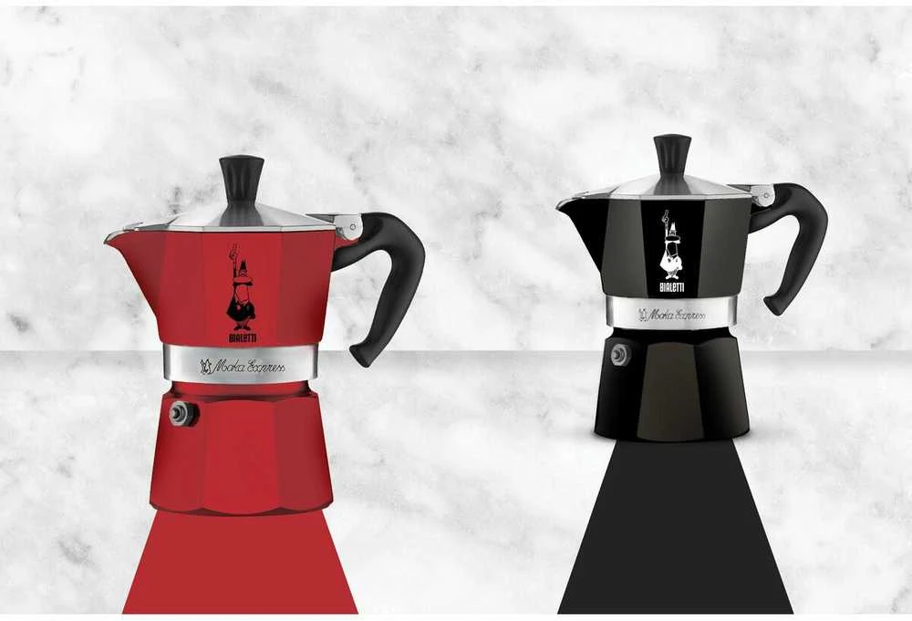 Moka kavinukas Bialetti Moka Express Juodas 3 cups
