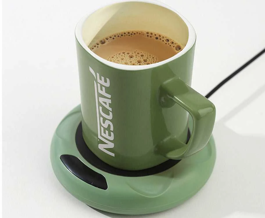 Elektrinis puodelio šildytuvas su USB