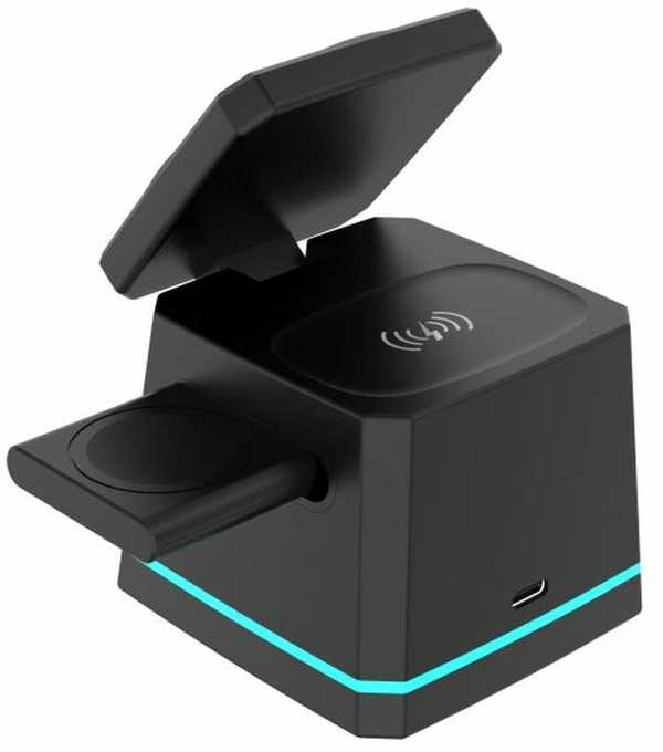 Energizer WCP307, Indoor, USB, Wireless charging, Juodas