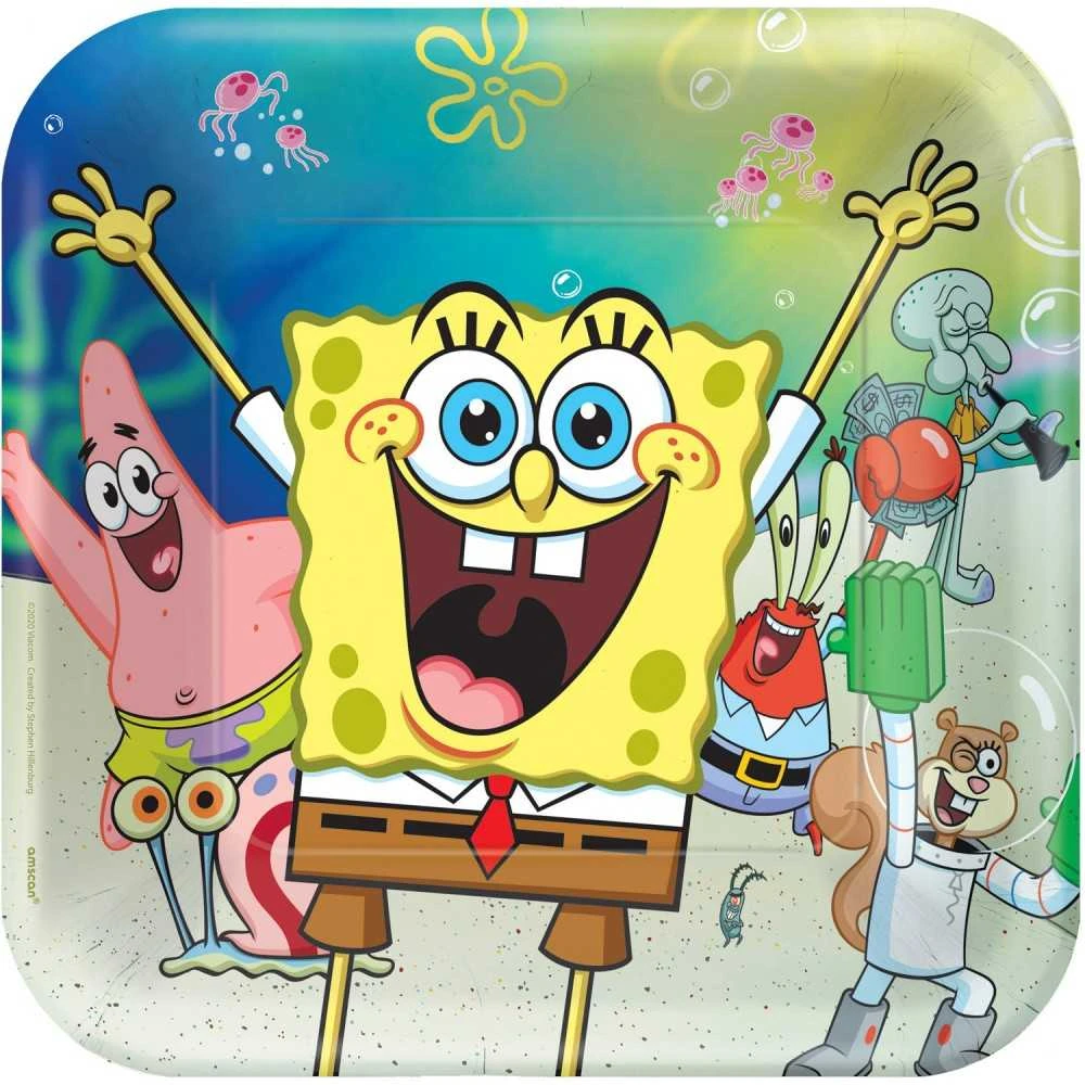 GoDan Lėkštės SpongeBob 23x23 cm