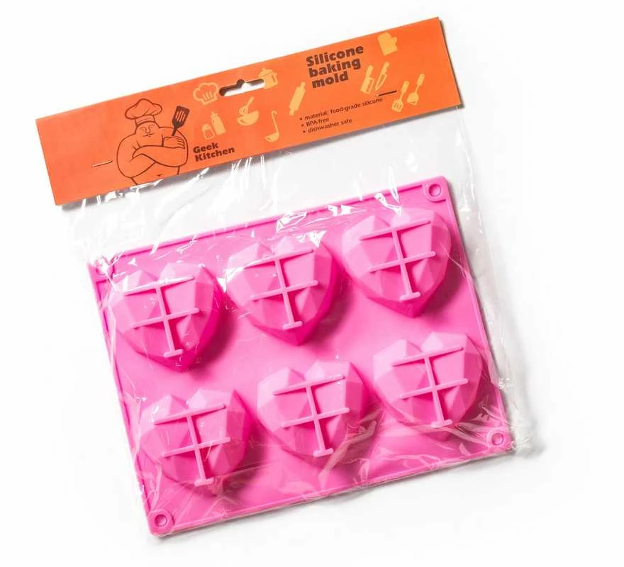 Kepame keksiukus formelėse 3D ŠIRDELĖ