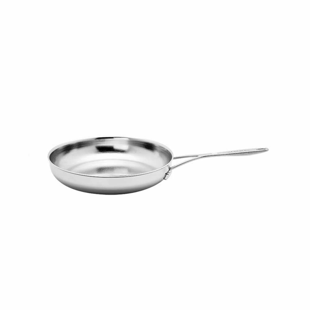 DEMEYERE Industry 5 24 CM Sidabrinis plieninė keptuvė