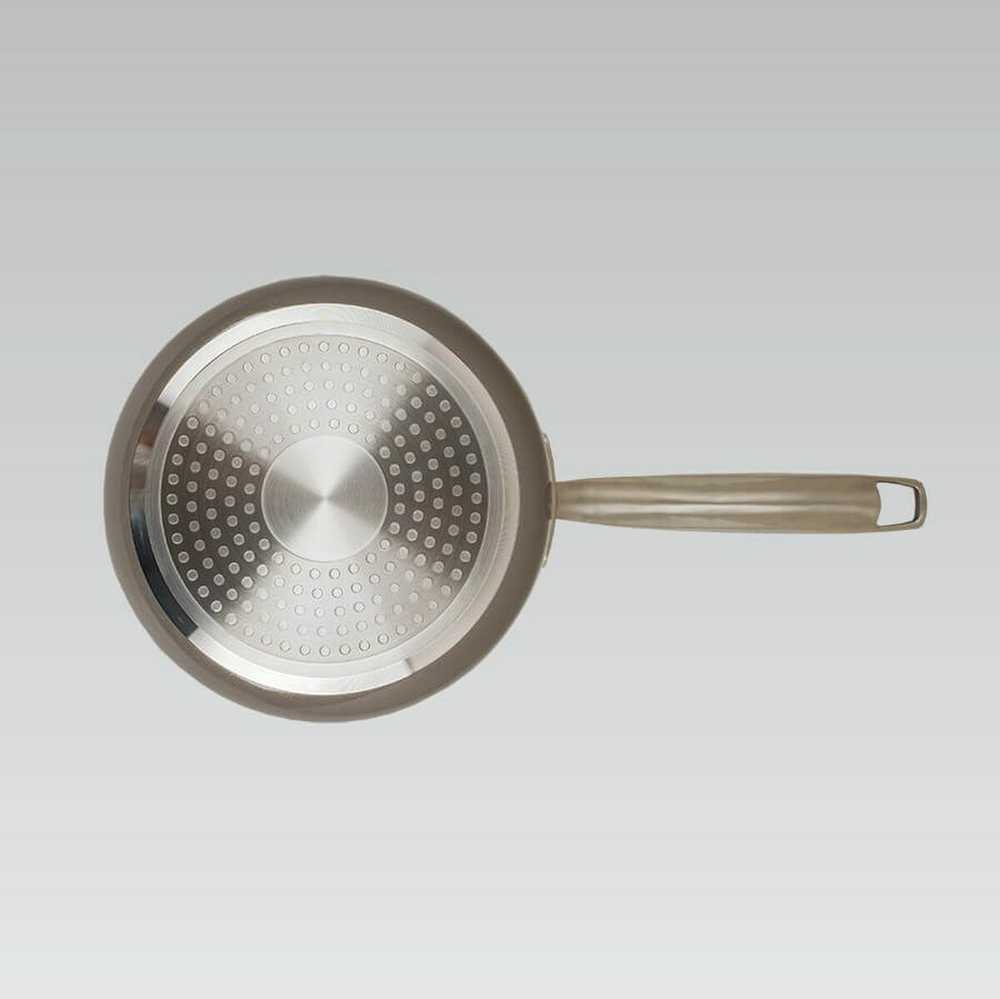 Puodas su dangčiu MAESTRO MR-4009 (MR-4009-18S) 18 cm 1,9 l Pilkas