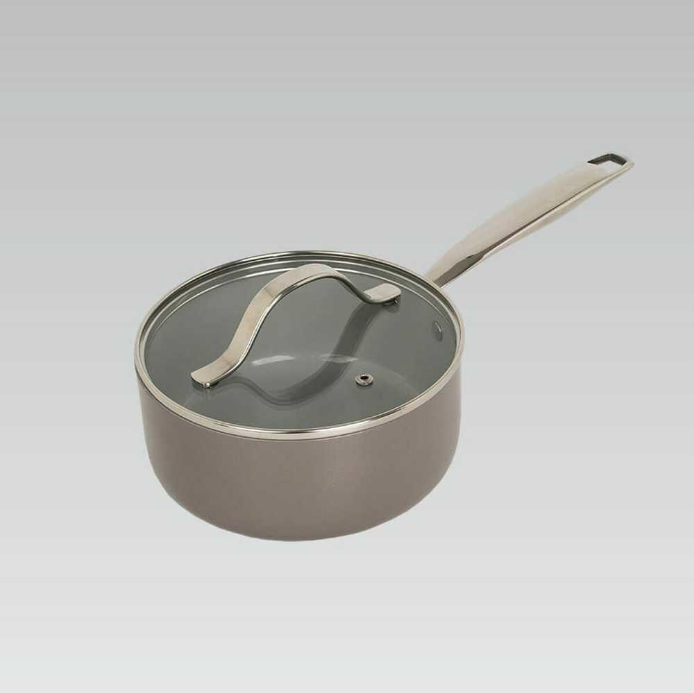 Puodas su dangčiu MAESTRO MR-4009 (MR-4009-18S) 18 cm 1,9 l Pilkas