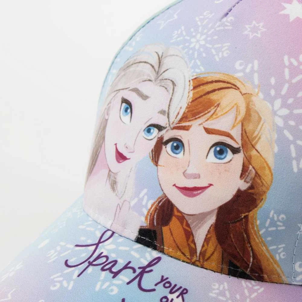 Kepurė Disney Frozen vaikiška beisbolo kepuraitė su kibirkštėle 53 cm