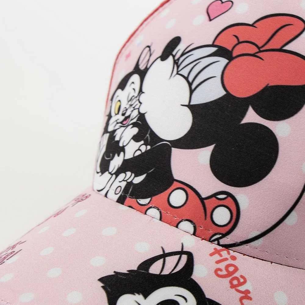 Kepurė Disney Minnie kailinė vaikiška beisbolo kepuraitė 53 cm