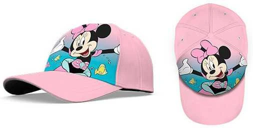 Kepurė Disney Minnie undinėlės vaikiška beisbolo kepuraitė 52 cm