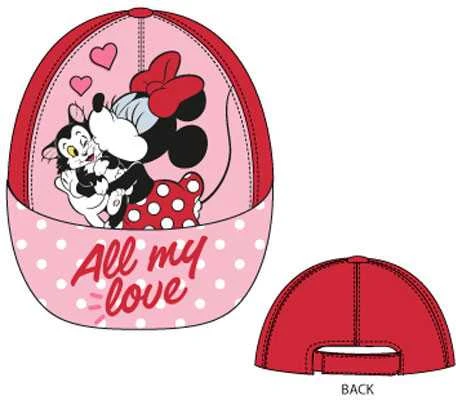 Kepurė Disney Minnie vaikiška beisbolo kepuraitė „All My Love“ 54 cm