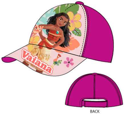 Kepurė Disney Vaiana vaikiška beisbolo kepuraitė „Ocean Bloom“ 52 cm