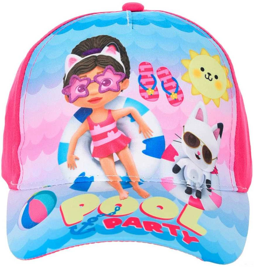 Kepurė Gabby's Dollhouse Pool Party vaikiška beisbolo kepuraitė 54 cm