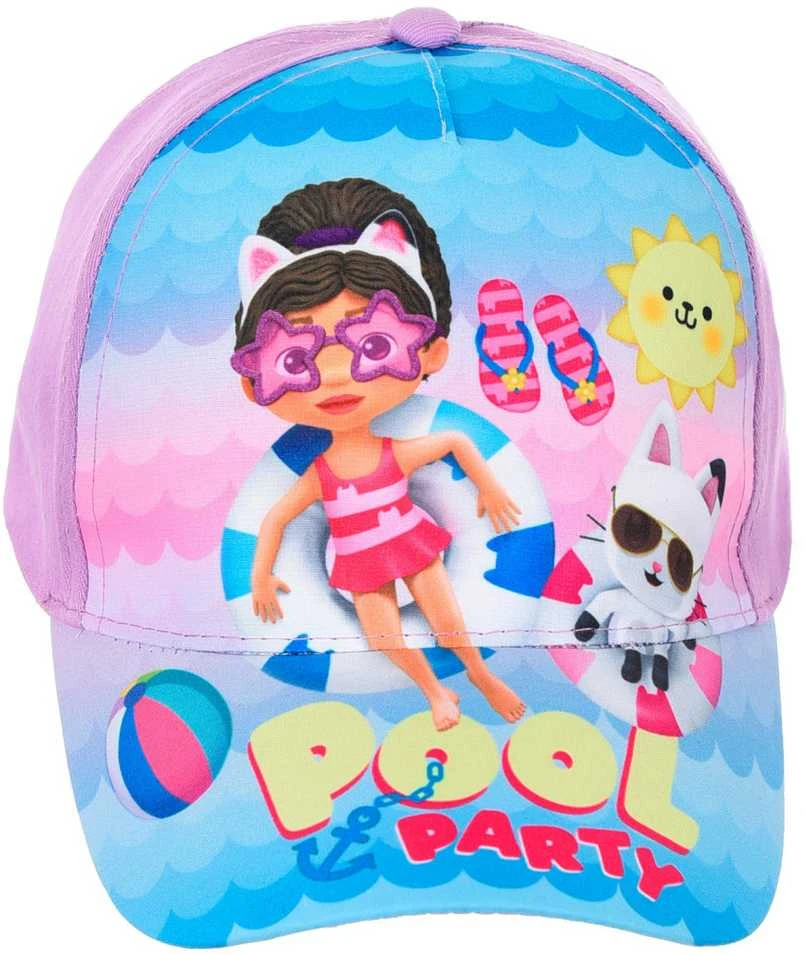 Kepurė Gabby's Dollhouse Pool Party vaikiška beisbolo kepuraitė 52 cm