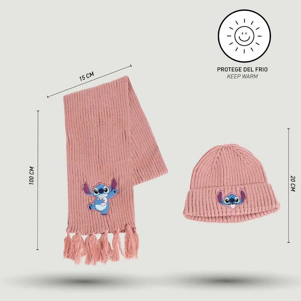 CERDÁ Disney Stitch beanie + scarf set