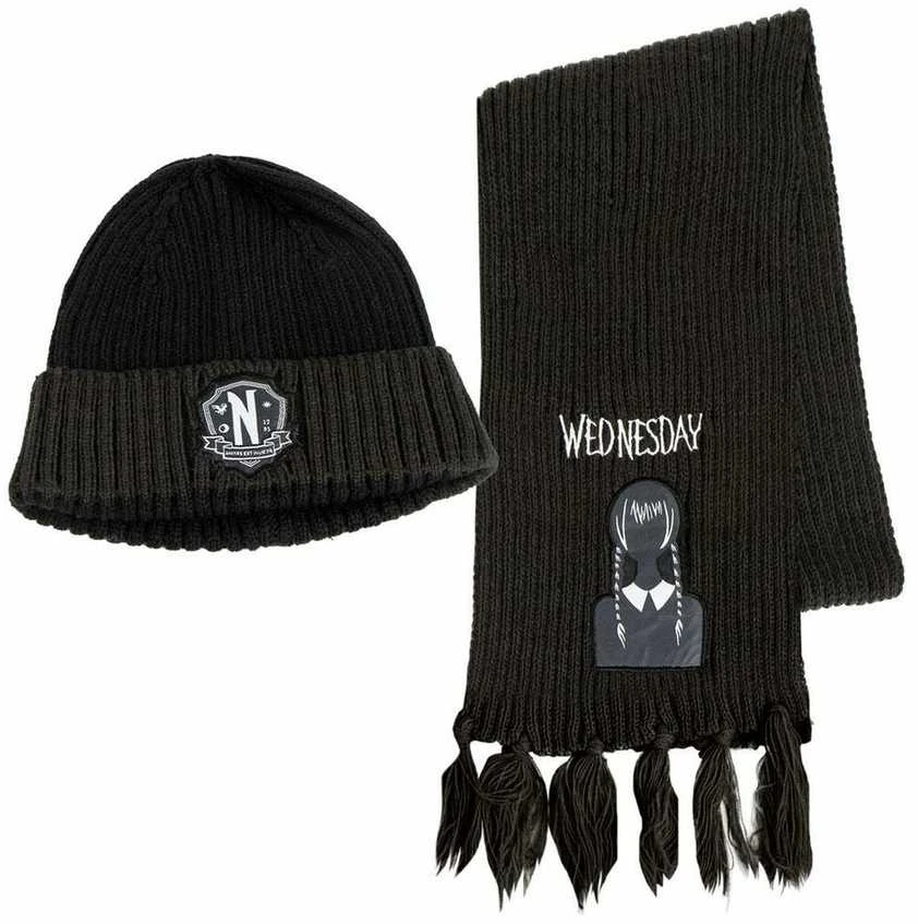 CERDÁ Wednesday beanie + scarf set