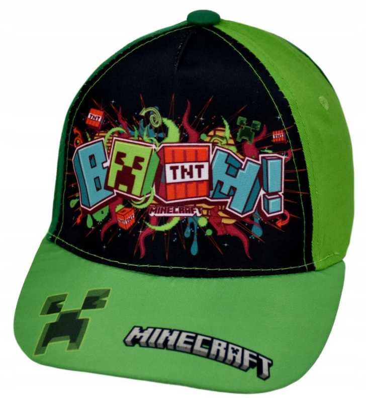 Kepurė Minecraft TNT vaikiška beisbolo kepuraitė 54 cm