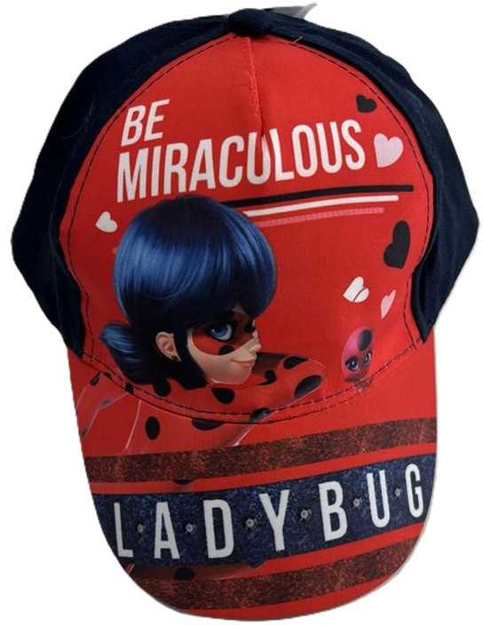 Kepurė „Miraculous Ladybug“ vaikiška beisbolo kepuraitė 54 cm