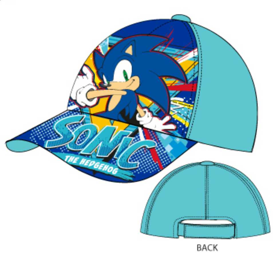 Kepurė Vaikiška beisbolo kepuraitė „Sonic the Hedgehog Ring Runner“ 54 cm