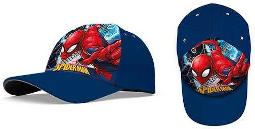Spiderman Žmogus voras, kepurė su snapeliu, raudona