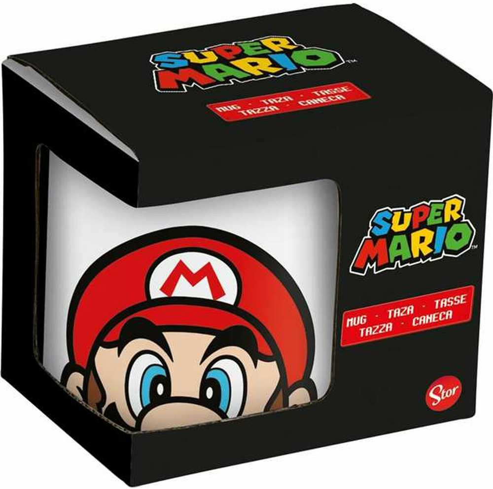 Stor SUPER MARIO NINTENDO KERAMINIS PUODYLIS DOVANŲ LICENCIJA 325ml