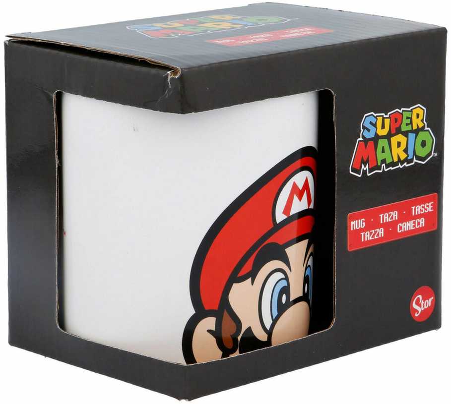Stor SUPER MARIO NINTENDO KERAMINIS PUODYLIS DOVANŲ LICENCIJA 325ml