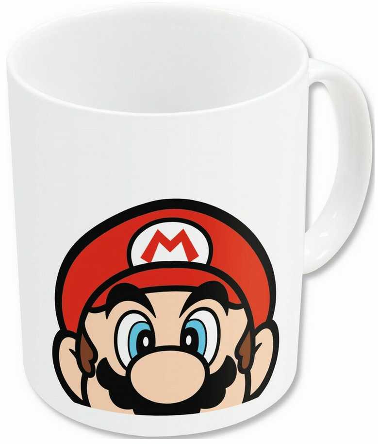 Stor SUPER MARIO NINTENDO KERAMINIS PUODYLIS DOVANŲ LICENCIJA 325ml