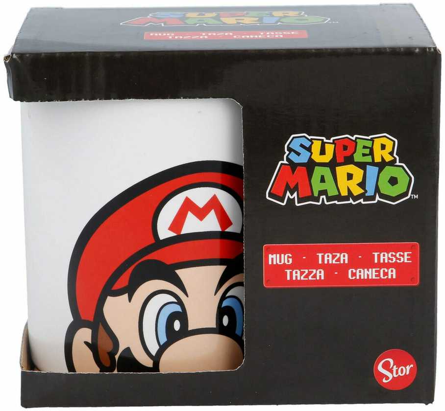 Stor SUPER MARIO NINTENDO KERAMINIS PUODYLIS DOVANŲ LICENCIJA 325ml
