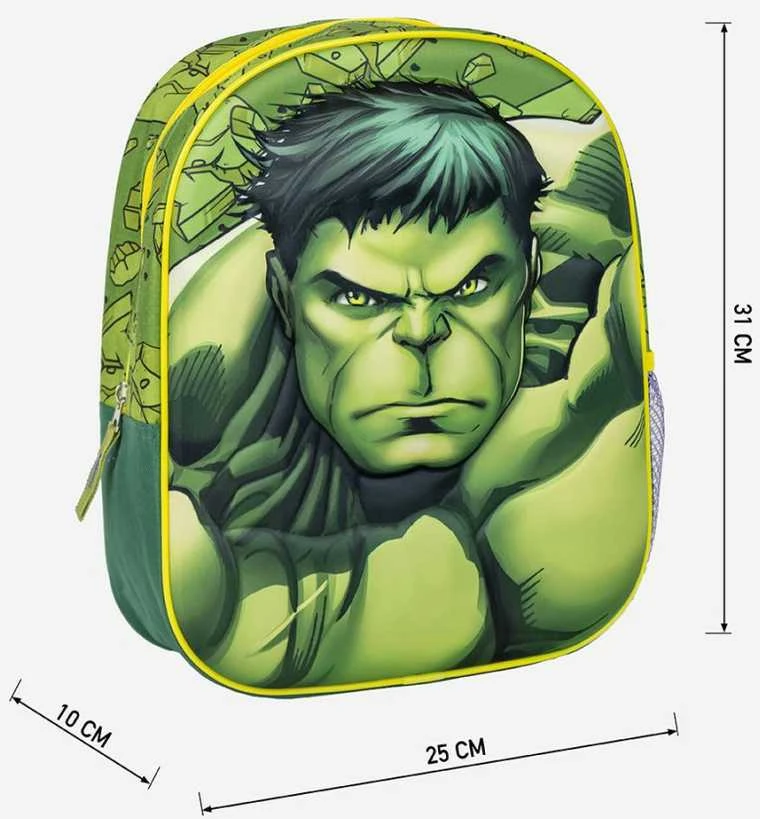 CERDÁ Marvel Avengers Hulk backpack 31cm