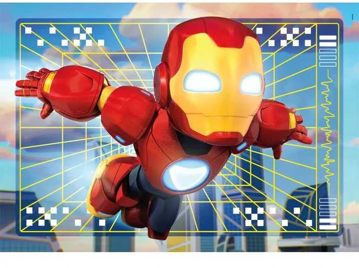 Clementoni Dėlionė 2x20 vnt. - Iron Man Awesome Friends