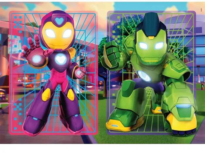Clementoni Dėlionė 2x20 vnt. - Iron Man Awesome Friends
