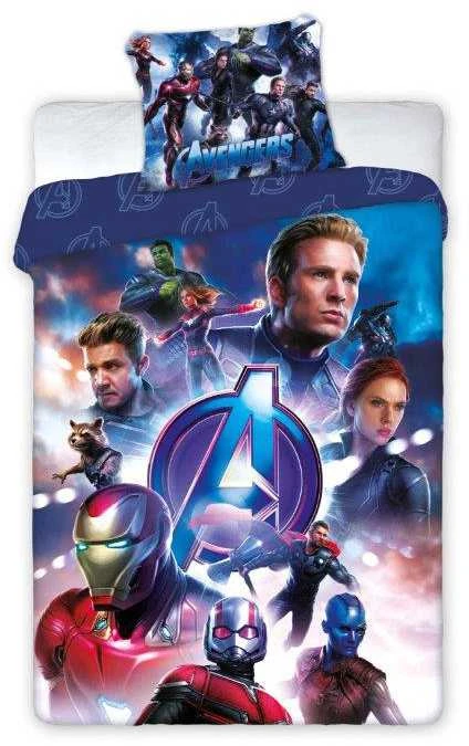 Patalynė bawełniana 140x200 Avengers 0704 Kapitan Ameryka Iron Man Hulk Bruce Banner Thor 049 poszewka 70x90