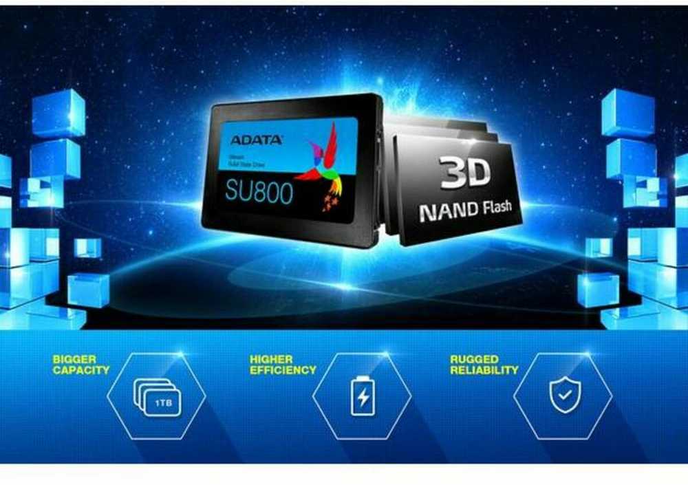 ADATA | Ultimate SU800 1TB | 1024 GB | SSD form factor 2.5" | Solid-state drive sąsaja SATA | Skaitymo greitis 560 MB/s | Rašymo greitis 520 MB/s