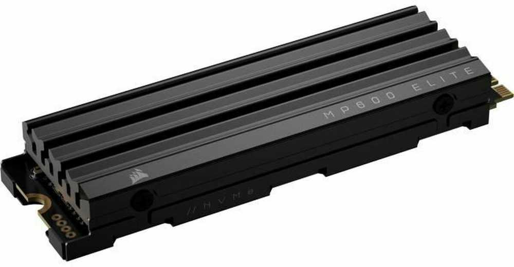 Corsair MP600 Elite NVMe SSD, PCIe 4.0 M.2 Typ 2280 - 1 TB mit Kühlkörper