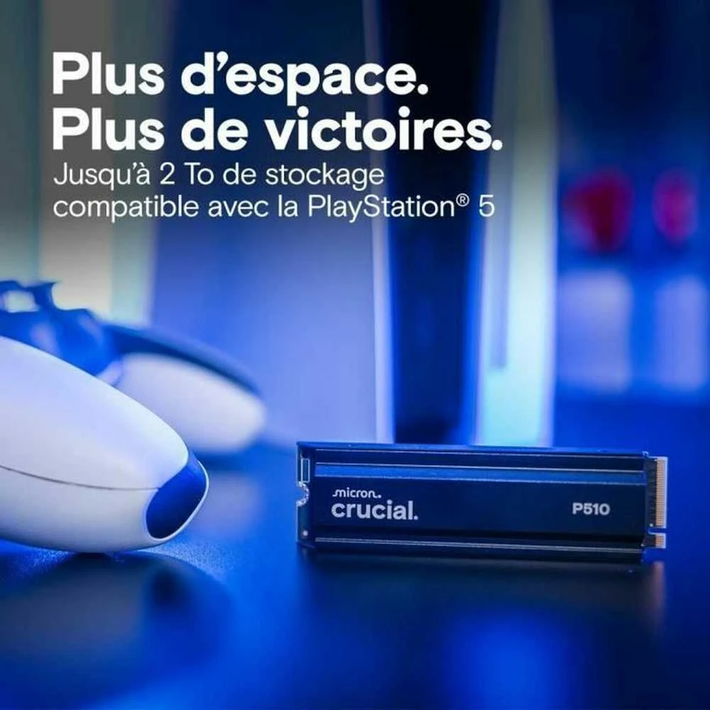 „Crucial P510 M.2 PCIe 5.0 NVMe 1 TB“ aušintuvas