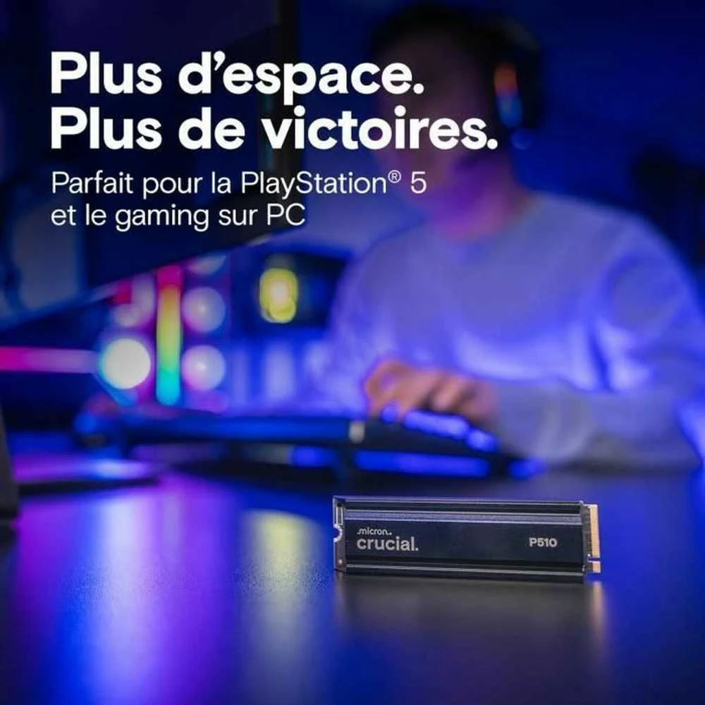 „Crucial P510 M.2 PCIe 5.0 NVMe 1 TB“ aušintuvas