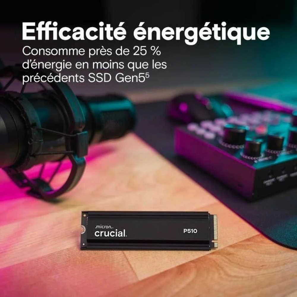 „Crucial P510 M.2 PCIe 5.0 NVMe 1 TB“ aušintuvas