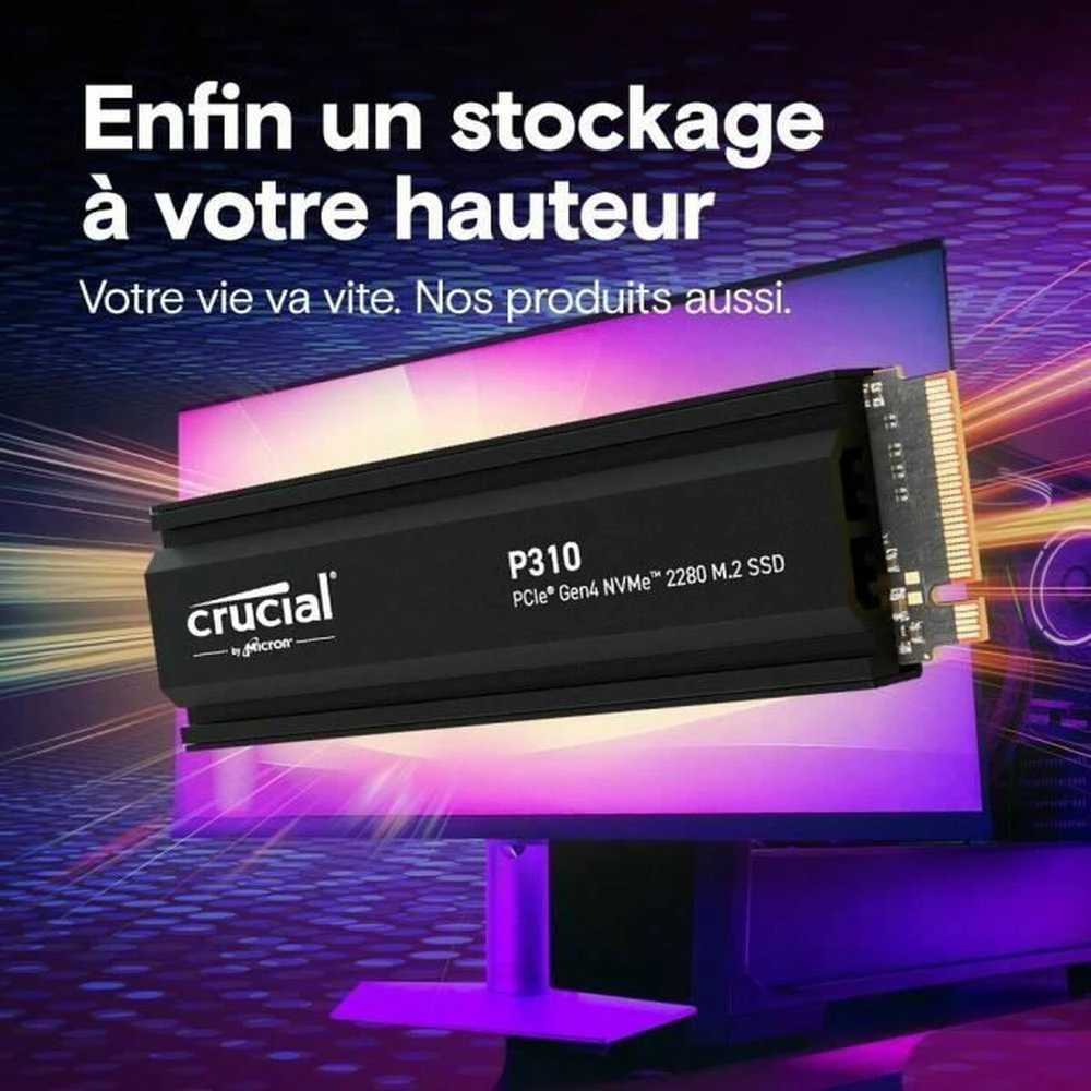 „Crucial P310 M.2 PCIe 4.0 NVMe 2TB“ aušintuvas